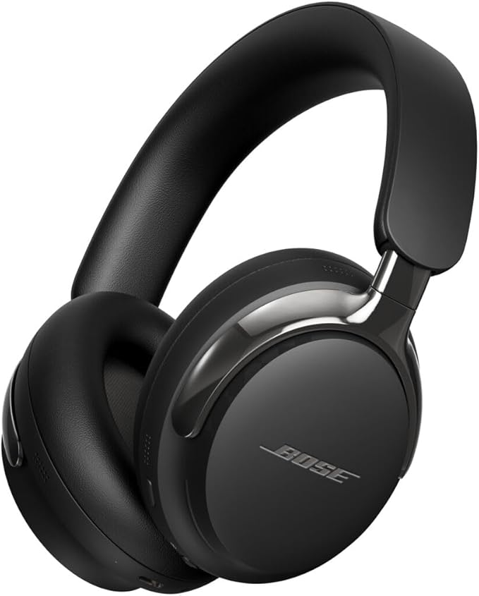 Bose QuietComfort Ultra Bluetooth Headphones (2nd Gen), Wireless Headphones with Spatial Audio, Over Ear Noise Cancelling with Mic, Up to 30 Hours of Play time, Black by Bose