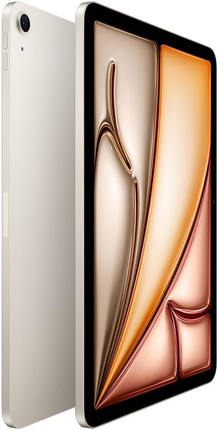 Apple iPad Air 11-inch (M2): Built for Apple Intelligence, Liquid Retina Display, 1TB, 12MP Front/Back Camera, Wi-Fi 6E, Touch ID, All-Day Battery Life — Starlight - Image 4