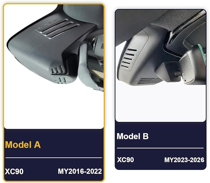 Fitcamx 4K Dash Cam Suitable for Volvo XC90 2016-2022 T5 T6 T8 (Model A), Integrated OEM Style, UHD 2160P Video, Built-in WiF&APP, Loop Recording, G-Sensor, Easy to Install, 64GB Card - Image 2