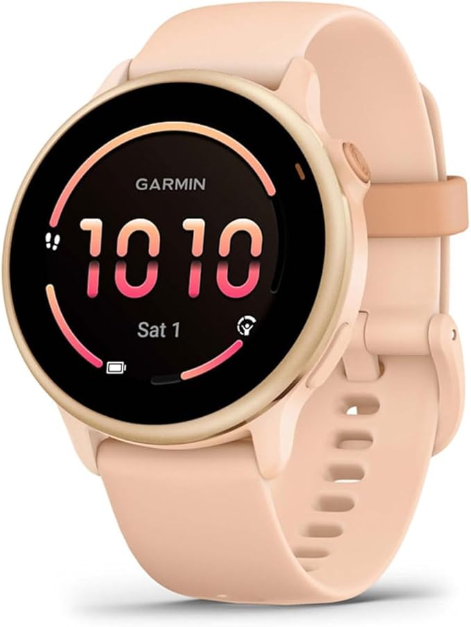 Garmin vivoactive 6 (Metallic Pink Dawn) Fitness GPS Smartwatch Bundle - AMOLED Health Watch, 11-Day Battery Life, Body Battery, Music Storage with PlayBetter Screen Protectors & Portable Charger - Image 2