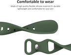 Thin Slim Band Compatible with Apple Watch 38mm 40mm 41mm 42mm 44mm 45mm 46mm 49mm, Replacement Silicone Sport Strap for iWatch Series 11/10/9/8/7/6/5/4/3/2/1 Ultra SE Women Men, Clover - Image 4