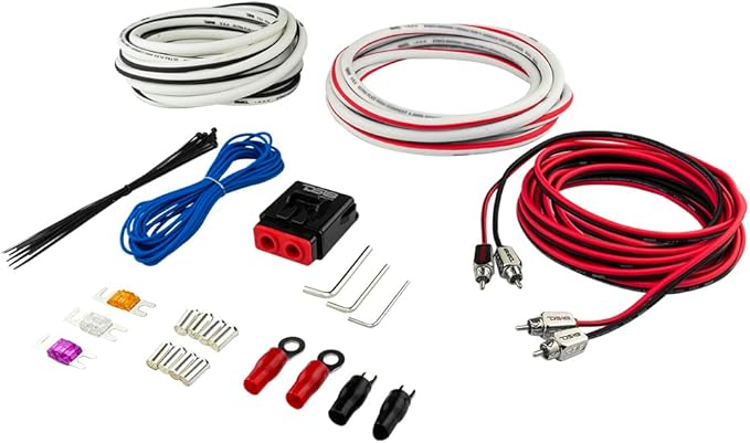 DS18 Hydro MOFCKIT4 4 Gauge Marine Tinned Amplifier Installation Wiring Kit – Up to 1800 Watts, OFC 100% Cooper - Image 7