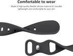 Thin Slim Band Compatible with Apple Watch 38mm 40mm 41mm 42mm 44mm 45mm 46mm 49mm, Replacement Silicone Sport Strap for iWatch Series 11/10/9/8/7/6/5/4/3/2/1 Ultra SE Women Men, Anthracite - Image 4