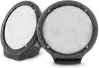 DS18 CF-JS8 Carbon Fiber Flat Mount POD Universal Enclosure 8" - for All Elements Jet SKI, Marine, Jeep & UTV/ATV - Pair (NO Speaker) by DS18