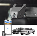 Mangoal Front 4K & Rear 1080p Dash Cam fit for Chevy Silverado Select 1500 2014-2021; Select 2500/3500 2015-2023 (Model E), No Vehicle Sensor Cover, 2160P Video, WiFi & APP, 128GB Card by MANGOAL-OEMStyleAutomotiveElectronics