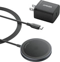 Anker MagSafe Charger Pad, MagGo iPhone 16 Wireless Charging Pad, Qi2 Certified 15W Wireless Charger, Compatible with iPhone 16/16 Plus/16 Pro/16 Pro Max/15/14/13/12 Series (Black, with Adapter) by Anker