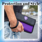Large Faraday Bags for Phones with Two Pockets, RFID Blocking Sleeves, Signal Blocking Shield, Faraday Key Fob Protector, RFID Faraday Pouch for Key fob w/Removable Handle - Image 6