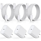 Fast Charger for iPhone 17 16 15, 3Pack USB C iPad Charge PD Fast Charger Block 6FT Long USBC to Type C i Phone Charging Cable Cord for iPhone 17 Air/Pro/Pro Max/16 Pro/Plus/15/15 Pro/Pro Max,iPad Pro by Kruidvat