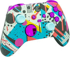 Custom Controllerzz Designer Series Custom Wireless Controller for Xbox Series X/S, Xbox One, & PC - Multiple Designs Available (Retro Abstract & Purple Chrome Inserts) - Image 2