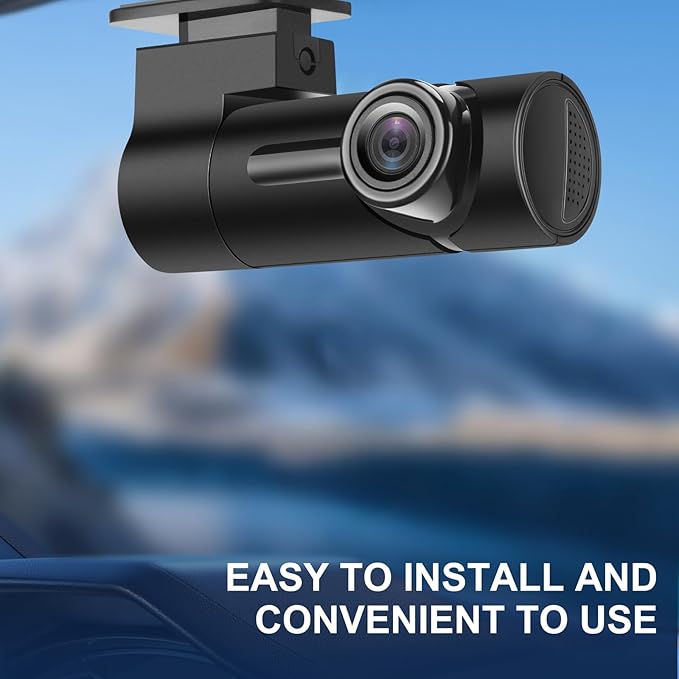WiFi Dash Cam - Mini Dash Cam with Application Suitable for Car 1080P 140 ° Wide-Angle 24-Hour Parking Mode Car Camera Supports Up to 128GB - Image 7