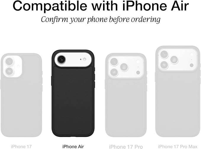 OtterBox iPhone 17 Air Profile Series Case - Black - Image 2