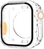 Yrzper Waterproof Case Compatible with Apple Watch Series 11 (2025) Series 10 46mm 42mm[Turning into Ultra] Crown + Back Cover Full Protective Hard PC Screen Protector Cover(Clear, 42mm) - Image 7