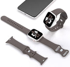 Sport Band Compatible with Apple Watch 38mm 40mm 41mm 42mm 44mm 45mm 46mm 49mm, Replacement Soft Silicone Strap Wristbands for iWatch Series 11/10/9/8/7/6/5/4/3/2/1 Ultra SE Women Men, Clay - Image 2