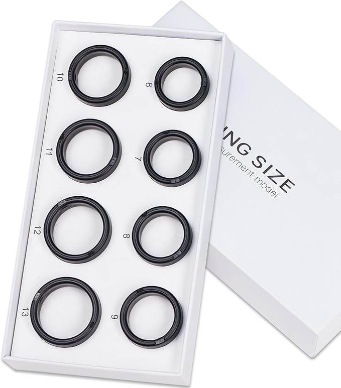 Sizing Kit Ring - Ring Sizer First Before You Buy - Ring Sizer Measuring Tool for Women Men, Choose from 8 Sizes - Sizes 6 to 13, Find The Perfect Ring Size Ring Sizer by Gwenland