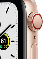 Apple Watch SE 40mm GPS + Cellular Gold Aluminum Case - Starlight Sport Band (Renewed) - Image 2