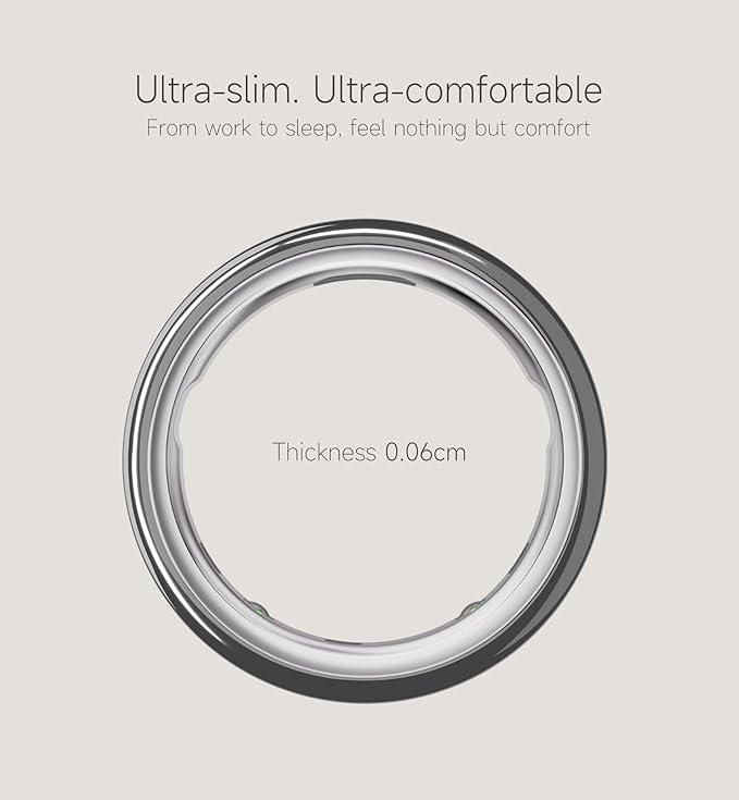 SURITCH 3 Pack Ring Cover for Oura Ring 4 & Oura Ring Gen 3 Horizon/Heritage, Ultra-Thin Anti-Yellow Transparent Ring Protector TPU Case for Oura Size 8/9, Support Charging with Cover on - G/R/S - Image 3