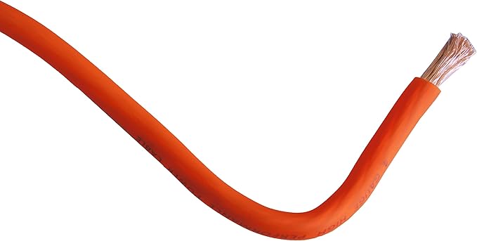 RD True 4 Gauge AWG CCA 25ft Orange Power Wire and 25ft Black Ground Soft Touch Cable Battery Cable, Home Speaker Stereo System, Automotive Use - Image 5