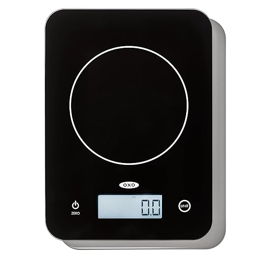 OXO Good Grips Everyday Glass Food Scale 11lbs/5kg by OXO