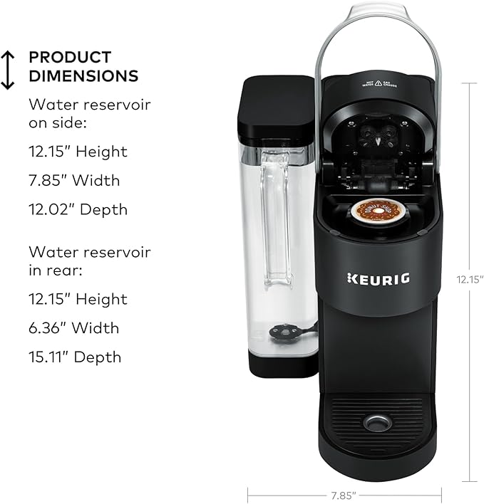 Keurig K-Supreme Single Serve K-Cup Pod Coffee Maker, MultiStream Technology, 4 Brew Sizes, 66oz Dual-Position Removable Reservoir, Black - Image 5