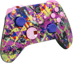 Custom Controllerzz Designer Series Custom Wireless Controller for Xbox Series X/S, Xbox One, & PC - Multiple Designs Available (Neon Drip & Pink Chrome Inserts) - Image 2