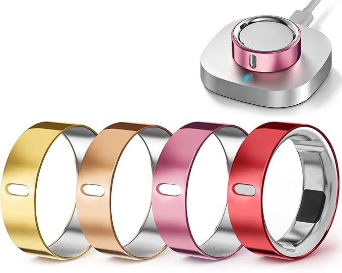 4 Pack Upgraded Ring Covers Compatible with Oura Ring Gen 4/Gen 3, TPU Anti-Scratch Protector Accessories for Oura Ring Cover Jacket for Women Men, Size 12 (Not for Oura Ring 4 Ceramic) by Hexasider