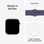 Apple Watch Series 11 [GPS 42mm] Smartwatch with Silver Aluminium Case with Purple Fog Sport Band - S/M. Sleep Score, Fitness Tracker, Health Monitoring with AppleCare+ (2 Years) - Image 6