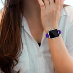 Thin Slim Band Compatible with Apple Watch 38mm 40mm 41mm 42mm 44mm 45mm 46mm 49mm, Replacement Silicone Sport Strap for iWatch Series 11/10/9/8/7/6/5/4/3/2/1 Ultra SE Women Men, Purple - Image 7