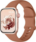 Sport Silicone Band Compatible with Apple Watch Bands 40mm 38mm 41mm 44mm 45mm 46mm 42mm 49mm for Women Men, Soft Wristband Water-proof Strap for iWatch Bands Series 11 10 9 8 7 6 5 4 3 2 1 Ultra SE by HEARTBOOM