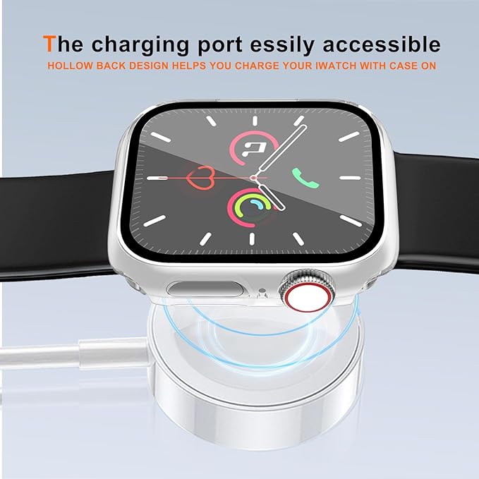 2 Pack Case for Apple Watch Series 3/2/1 42mm, Built-in Screen Protector [Touch Sensitive] Slim Guard Bumper Full Coverage Hard PC Protective Cover for iWatch S3/S2/S1 42mm, Black+Clear - Image 4