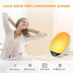 DreamSky Digital FM Radio with Bluetooth Speaker and Sleep Timer for Kids Adults, Hi-Fi Clear Loud Sound, Wake up Light Sunrise Alarm Clock for Bedroom, Dimmable Night Light, Small Gifts for Seniors - Image 6