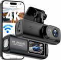 Dash Cam 4K Front, Ultra HD Dash Camera for Cars, 1.47''IPS Screen Mini Car Camera with APP Control, Built-in Wi-Fi & G-Sensor, 24H Parking Mode, Night Vision, WDR, Loop Recording, Support 256GB Max by FYAIRO