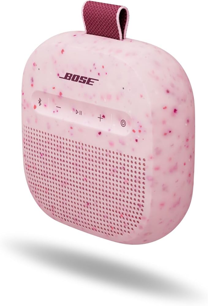 Bose SoundLink Micro Portable Bluetooth Speaker (2nd Gen), Wireless Outdoor Speaker, Up to 12 Hours Battery Life, Waterproof and Dustproof, Petal Pink - Limited Edition Color - Image 4