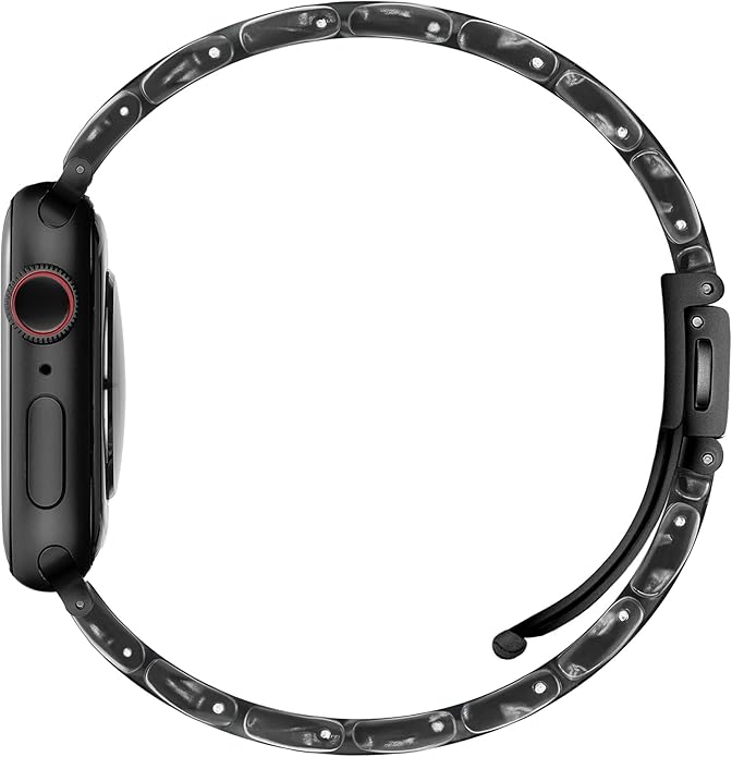 Lightweight Resin Band For Apple Watch Series 11 10 9 8 7 6 5 4 3 2 1 SE 3 2 Ultra 3 2, Fashion Adjustable Replacement Strap for iWatch Bands 38mm 40mm 41mm 42mm 44mm 45mm 46mm 49mm for Women Men - Image 4