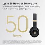 Beats Solo 4 Wireless Headphones with 20W Power Adapter - Black & Gold - Image 3