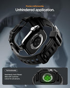Spigen for Apple Watch Band with Case, Rugged Armor Pro Compatible with Ultra 3/2/1 49mm, Series 11/10 46/42mm, 9/8/7 45/41mm, SE3/SE2/SE/6/5/4 44/40mm Cover Strap - Image 6