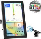 CarPlay Screen with Android Auto, CL798 7'' Portable Touchscreen with Portrait & Landscape Modes, Magnetic Bracket, GPS Navigation, Mirror Link, Bluetooth, Voice Control, OTA Update by Spedal