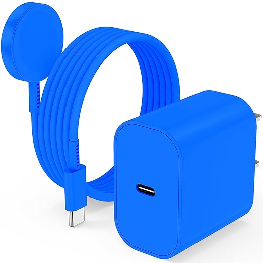 USB C Apple Watch Charger, [Apple MFi Certified] Magnetic iWatch Fast Charging Cable Cord 6ft and iPhone Type C Wall Charger Plug Block for Apple Watch Series Ultra 2/Ultra/11/10/9/8/7/SE/6/5/4/3/2 by Cerdeti