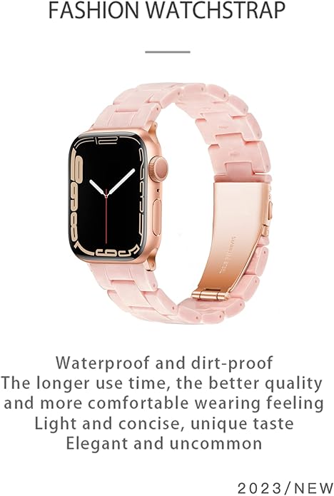 Light House Apple Watch Bands-Fashion Lightweight Resin iWatch Bands for Women Men 38mm/40mm/41mm/42mm(Series 11 10), 49mm/46mm/45mm/44mm/42mm(S 3 2 1), Compatible with Apple Watch Series 11 SE 10 9 8 7 6 5 4 3 Ultra - Image 7