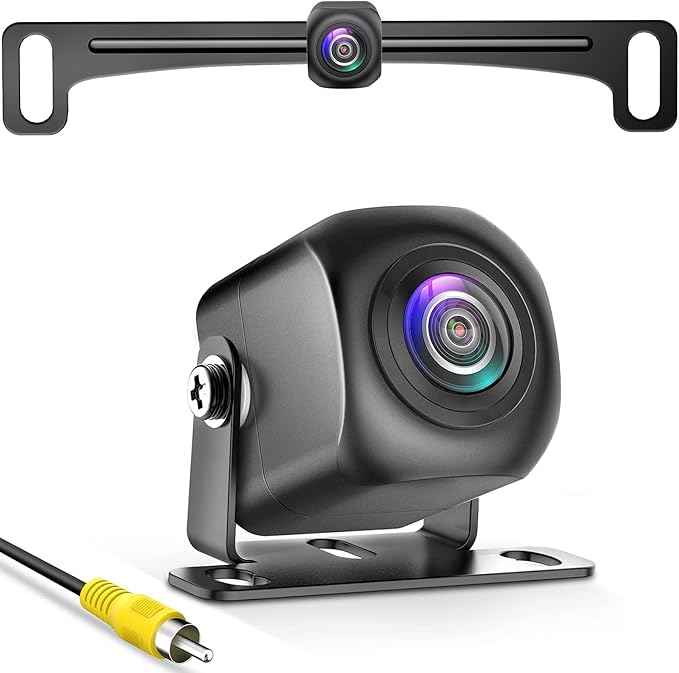 PixelMan Backup Camera,AHD 1080P Metal 170 Degree Wide Angle Rearview Reversing Camera,PMD2A-S Clear Night Vision IP69 Waterproof Reverse Rear View Camera for Car Vehicle SUV RV by Pixelman