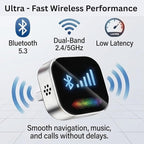 2026 Upgraded Wireless Carplay Adapter, 4-in-1 Wireless CarPlay Adapter for Android & iPhone – CarPlay + Screen Mirroring, AirPlay Mirror & Android Mirror, Mini USB with Type-C Plug & Play - Image 5