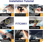 Fitcamx Front 4K+Rear 1080P Dash Cam Adapts for Toyota Tundra 2022-2026 Hybrid & Sequoia 2023-2026 (Gen3), OEM Look, 2 Way HD Video, WiFi & APP, Loop Recording, G-Sensor, Easy to Use, 128GB Card - Image 7