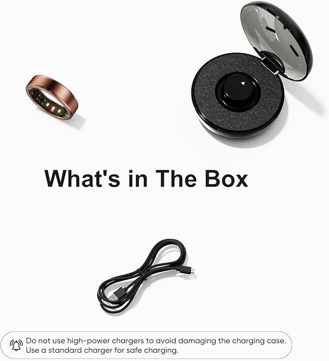 Smart Ring, Titanium Health & Fitness Tracker with Sleep, Heart Rate & SPO₂ Monitoring, Ultra-Light, 4–6 Day Battery, No Subscription, for Women & Men (Rose Gold 7) - Image 9