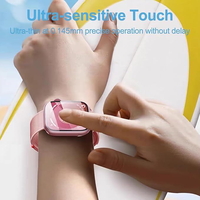 Smiling 6 Pack Screen Protector Compatible with Apple Watch Series 11 (2025)/Series 10 42mm and Easy Installation kit, Self-Healing Anti-Scratch TPU Screen Protector, Bubble Free, Touch Sensitive - Image 5