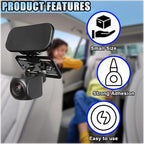 Car Rear Camera Holder, Adjustable Vehicle Backup Camera Mount, Strong Adhesive Dash Cam Rear Camera Rear Windshield Bracket for Car, SUV, RV, Truck (2 Set) - Image 3