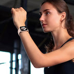 Sport Band Compatible with Apple Watch 38mm 40mm 41mm 42mm 44mm 45mm 46mm 49mm, Replacement Soft Silicone Strap Wristbands for iWatch Series 11/10/9/8/7/6/5/4/3/2/1 Ultra SE Women Men, Pink Sand - Image 6