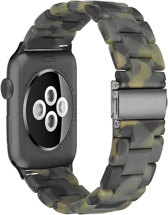 Light House Apple Watch Bands-Fashion Lightweight Resin iWatch Bands for Women Men 38mm/40mm/41mm/42mm(Series 11 10), 49mm/46mm/45mm/44mm/42mm(S 3 2 1), Compatible with Apple Watch Series 11 SE 10 9 8 7 6 5 4 3 Ultra - Image 2