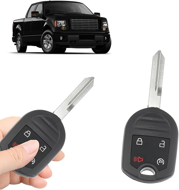 4 Button Keyless Entry Remote Replacement Smart Key Fob CWTWB1U793 315MHz Chip 63 80 Compatible with for Ford F150 2011–2014 by Boxonly