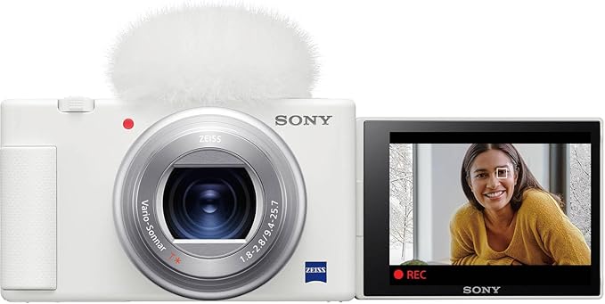Sony ZV-1 Digital Camera with Vlogger Accessory Kit (White) - Image 2