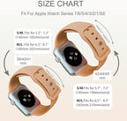 Sport Bands Compatible with Apple Watch 42mm 44mm 45mm 46mm 41mm 38mm 40mm 49mm for Women Men, Soft Silicone Strap for iWatch Wristband Series Ultra SE 11 10 9 8 7 6 5 4 3 2 1 - Image 8