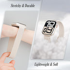 6 Pack Thin Stretchy Braided Compatible with Apple Watch Band 38mm 40mm 41mm 42mm 44mm 45mm 46mm 49mm Women Men, Solo Loop Nylon Slim Strap for iWatch Bands Series 11 10 SE 9 8 7 6 5 4 Ultra 3 2 1 - Image 2